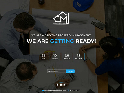 Website Coming Soon PSD Landing Page Design coming soon page layout design graphic landing page psd web design