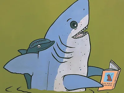 "Salmon Rushdie" Illustration illustration