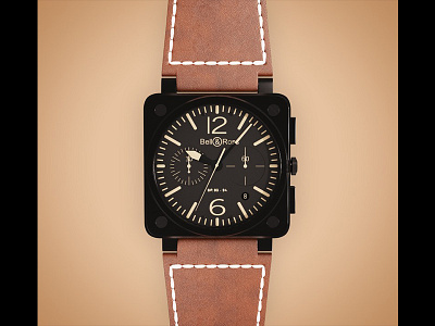 Bell And Ross watches 3d 3ds max 3dsmax adobe photoshop lighting product texture visualization vray