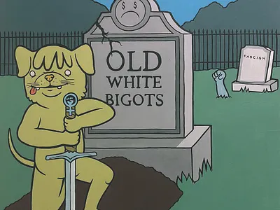 "Rest In Pieces" Illustration illustration