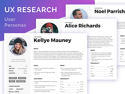 UX Research. User Personas persona process project research ux uxresearch