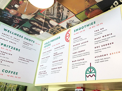 Turn Up the Beet Menuboards food food and beverage hudson valley juice menu menu boards menu design restaurant smoothie