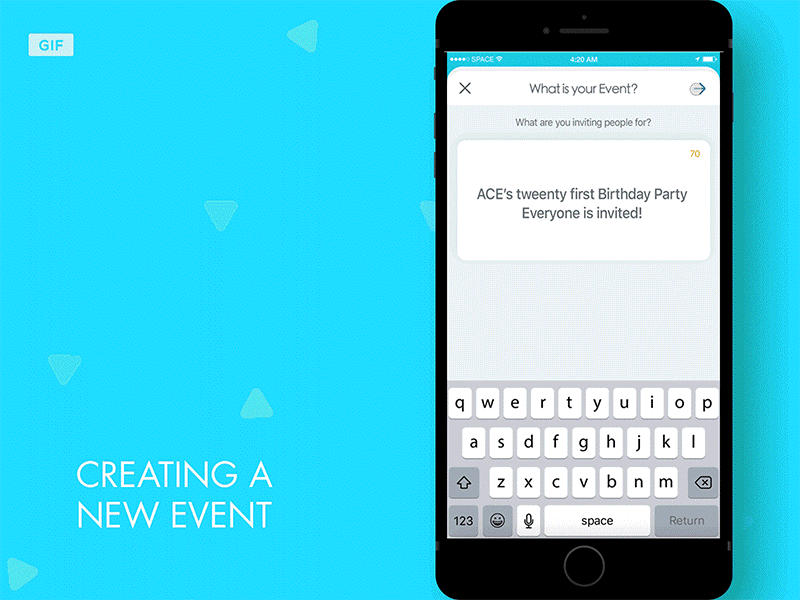 Count Me In 👋 animation app chat count me in create design event friends invite ios meet meetup planning share snapchat toronto toronto agency twitter ui ux