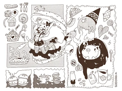 choice food food food and drink 插图 练习 美食 设计 追波