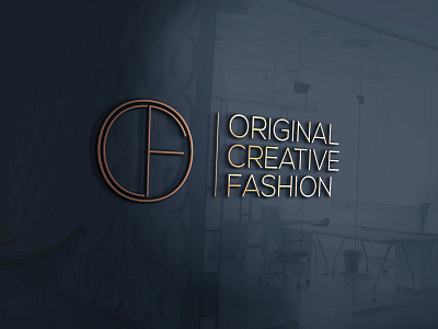 Ocf Mock branding design flat illustration logo vector