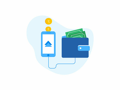 Illustration 4- Mutual Funds Platform illustration visual design
