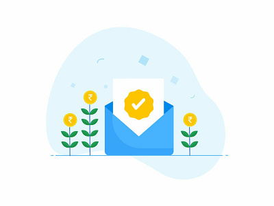Illustration 7- Mutual Funds Platform illustration visual design