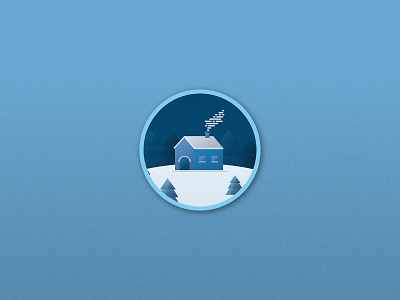 Minimalistic wintery wallpaper design illustration vector wallpaper winter