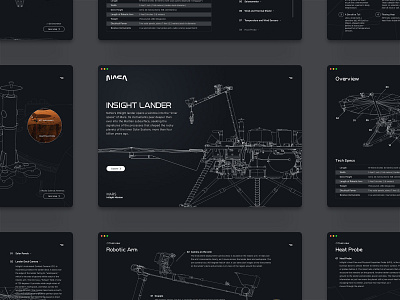 InSight Lander c4d insight lander nasa ui web