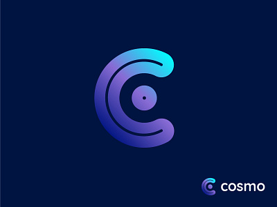 Cosmo [2nd proposal] brand branding design dribbble graphic graphicdesign inspiration inspire letter c logo logodesign logos logotype marks minimal monogram music symbol trademark type