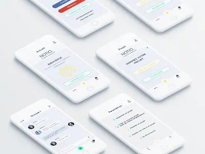 Notio Mockup app design icon logo ui ux