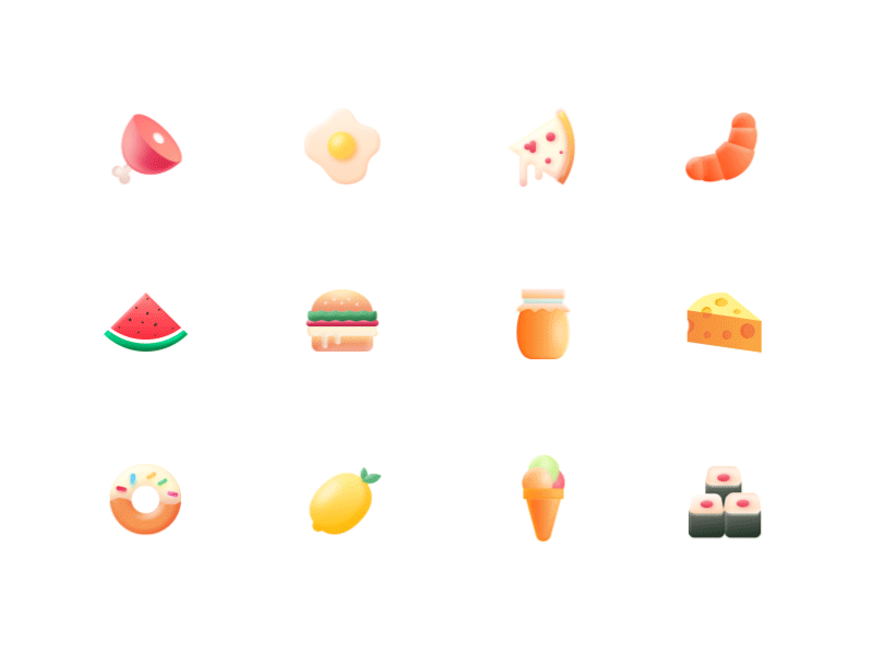 Food Icon ui 图标