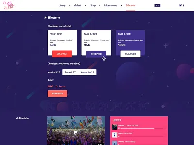 Webdesign - Glastonbury Festival Event branding design icon logo ui ux ux ui web web design website