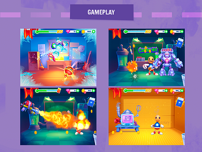 Gameplay animation app design game game art illustration