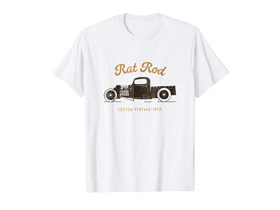 Rat Rod T-shirt Vintage amazon apparel automobile car cars classic classic car classic cars clothing hot rod hot rods illustration madebybono rat rod retro t shirt truck tshirt vintage vintage car