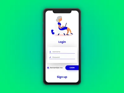Login design element illustrator login sign up ui uidesign user ux vector