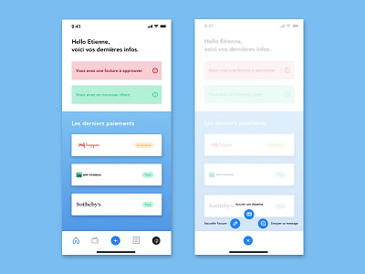 UI dashboard for freelance photographer app application design graphism interface ui ux webdesign