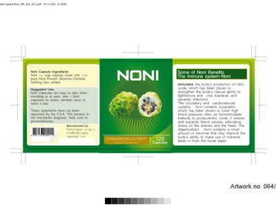 Label Capsule Noni Aw 064 2011 design illustration logo typography vector