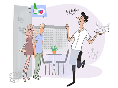 NO! Lifestyle Illustration article book art cartoon character design comics fashion fun illustration illustrator lifestyle magazine