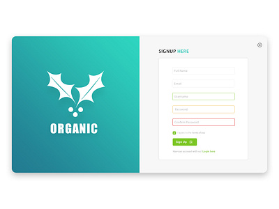 Free Signup Form PSD design psd signup signupform ux web