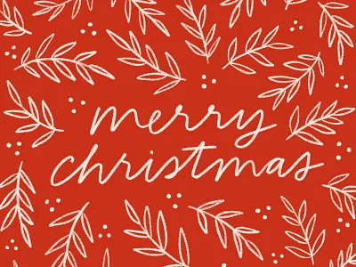 Merry Christmas card christmas design drawing floral greeting card hand drawn handlettering handwriting holiday illustration illustration design lettering merry christmas pattern plant typography winter