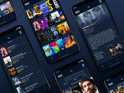 Sunday Cinema Movie App UI 2d app apple design cinema dark dark app design film mobile mobile app movie movie app netflix tv tvshows ui uidesign ux ux ui wireframe