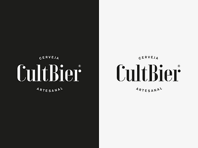 Cultbier Logo alexandre fontes beer bier brand cerveja artesanal craft craft beer design logo logotipo logotype type