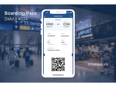 DailyUI#021 "Boarding Pass" airport app blue boarding pass dailyui dailyui 024 dailyui challenge dailyuichallenge flight app flights qrcode seats sketch ticket ui ux