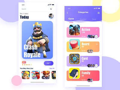 #UI021 App list interface ui