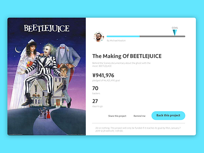 Daily UI 032 Crowdfunding crowdfunding dailyui dailyui 032