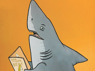 "Sand Tiger Beat" Illustration illustration