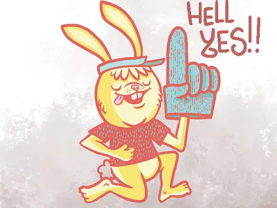 "Hell Yes" Illiustration illustration