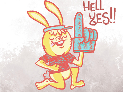 "Hell Yes" Illiustration illustration
