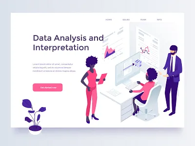 People at work analysis brainstorming characters creativity illustration people svov