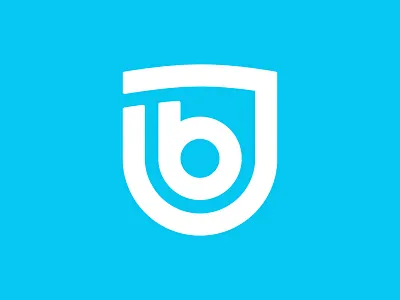 JB shield blue brand branding business clean crisp icon insurance jb logo logomark minimalism monogram safe security shield strong subtle trust typography