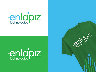 Enlapiz Technologies Brand Identity brand identity brand identity design branding design digital marketing agency digital marketing consultant education logo identity illustration logo logo design logo designer logo inspiration mj designs typography