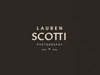 Lauren Scotti, Logo Lockup — by Soul Twin Studio branding film identity logo photography photography logo type typography vintage