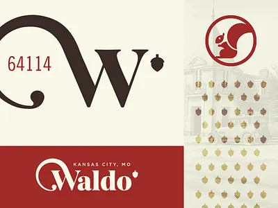 Waldo Hood acorns branding kcmo squirrel zip code