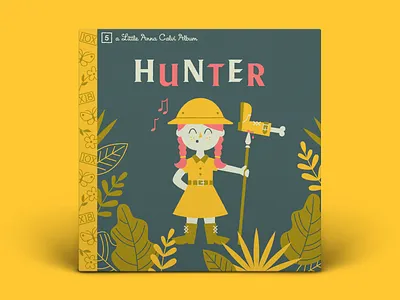 05. Anna Calvi — Hunter 10x18 character art fauna forest hunter illustration jungle little golden books nature typography whistle