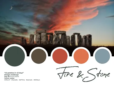Design Challenge - 42 palettes in 42 days | Day 20 42 42 days 42 palettes 42 palettes in 42 days adobe illustrator cc brown color color palette colour palette daily challenge design challenge designchallenge dribbble design challenge free resource green orange red teal