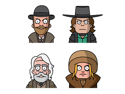 The Hateful Eight (1) cute eight hateful tarantino vector