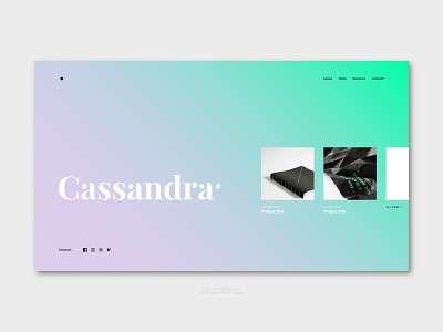 Daily UI #03 - Landing Page branding daily ui design digital design minimal ui website