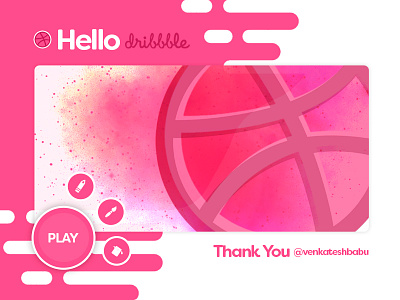 My Dribbbler first shot design first shot hello dribbbler illustration ui ux