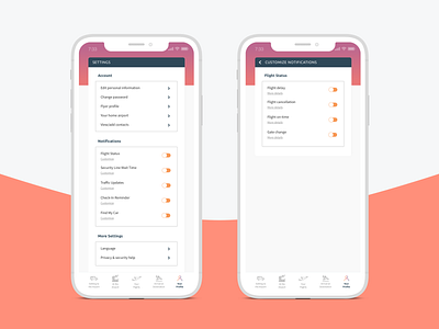 Daily UI 007 - Settings app clean daily ui design mobile app design settings ui ux