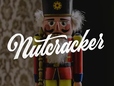 The Nutcracker applepencil handlettering handtype ipad ipadlettering ipadpro lettering procreate script type typedesign typography