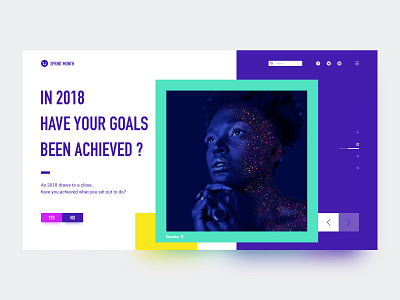 IN 2018，HAVE YOUR GOALS BEEN ACHIEVED ? design ps，sketch ui web