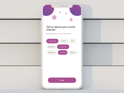 Movie Interest apple cinema interest iosapp iphonex mobileapp movie movie app movie booking options uidesign ux design