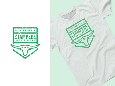 Stampede Champions Shirt Design arena champion design exercise follow me longhorn mockup recreation shirt shirt design soccer sports stampede win