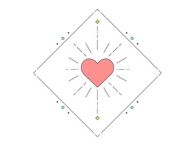•❤• 〜॰♡॰〜 •❤• Sacred Heart •❤• 〜॰♡॰〜 •❤• branding heart love minimal minimalistic pink tarot wedding