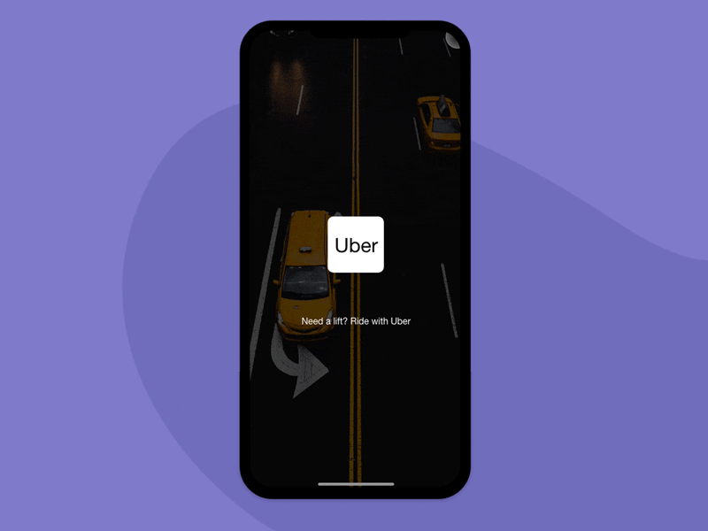 Splash to login interaction animation app design dribbleshot interaction interaction design ios login logo mpandaarts mpandaphotos splash splash screen uber uber design ubersplash ui uidesign ux ux design